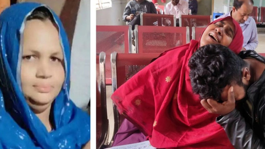 নিয়ন্ত্রণ হারিয়ে আইল্যান্ডে সিএনজির ধাক্কা, গৃহবধূ নিহত