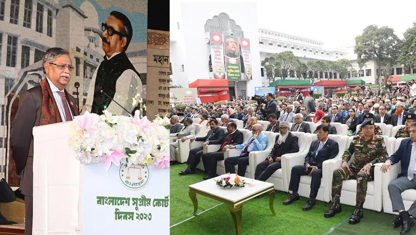 দ্রুত বিচারকাজ সম্পন্নের আহ্বান রাষ্ট্রপতির