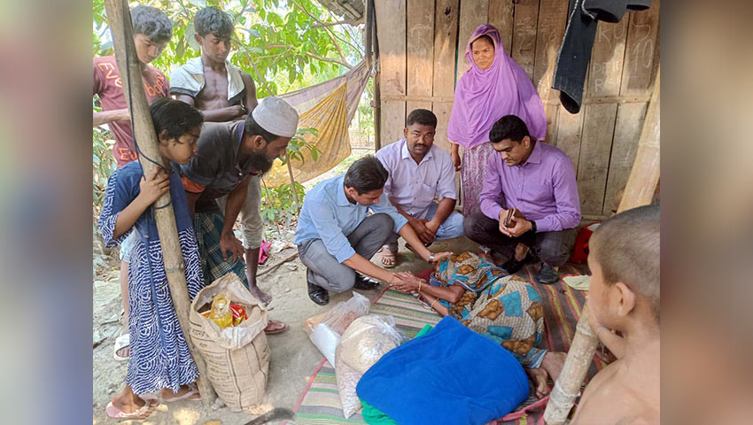ফেসবুকের পোস্টে মাথা গোঁজার ঠাঁই পেলেন বিধবা