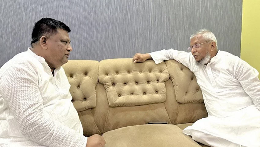সিলেটে বর্তমান ও সাবেক মেয়রের একান্ত বৈঠক