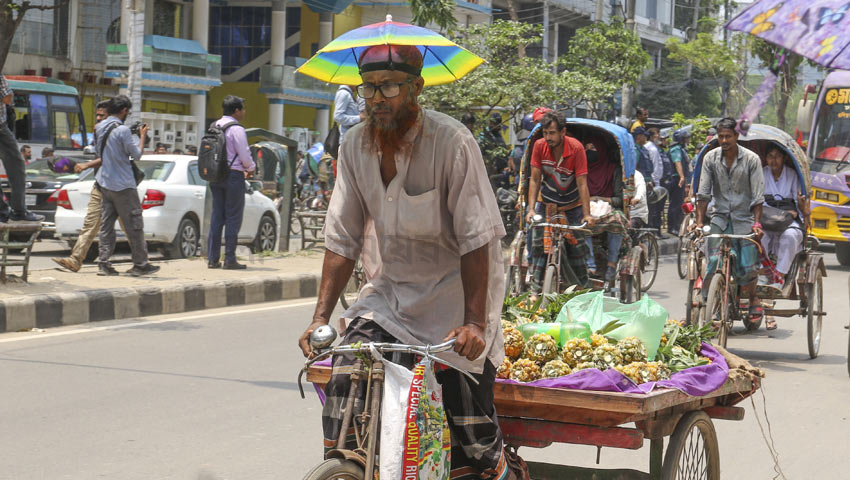 সিলেটে মৌসুমের সর্বোচ্চ তাপমাত্রা
