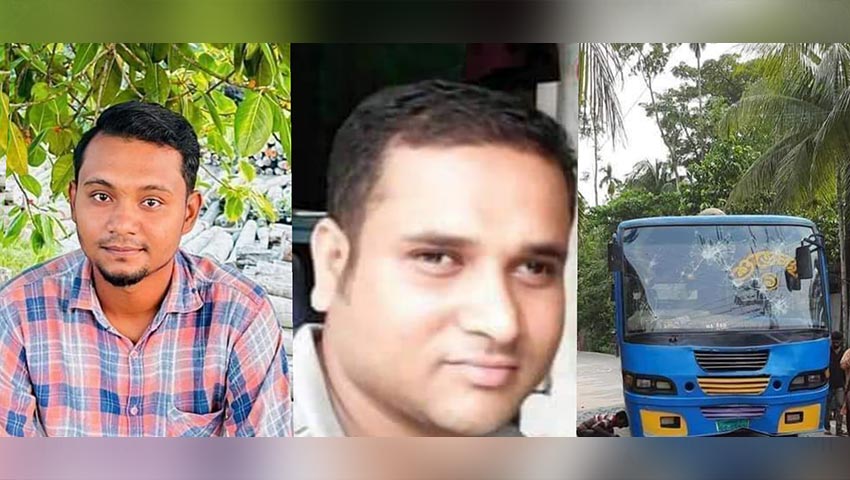 পিরোজপুরে বাসের ধাক্কায় ২ বাইক আরোহীর মৃত্যু