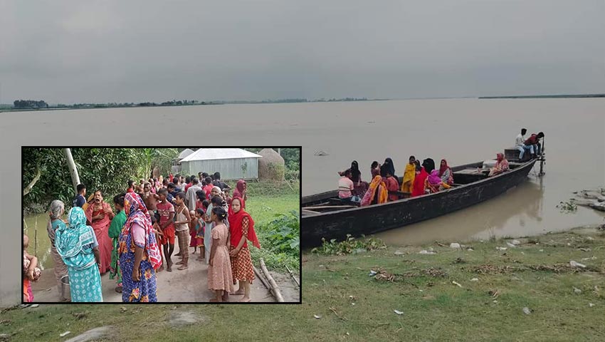 ইনসেটে নিহতের স্বজনের আহাজারি। ছবি: সময়ের আলো