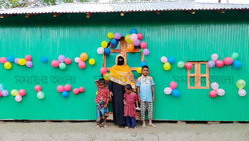 ঘূর্ণিঝড় রিমাল: ক্ষতিগ্রস্ত সেই লুবনা পেলেন মাথা গুজার ঠাঁই