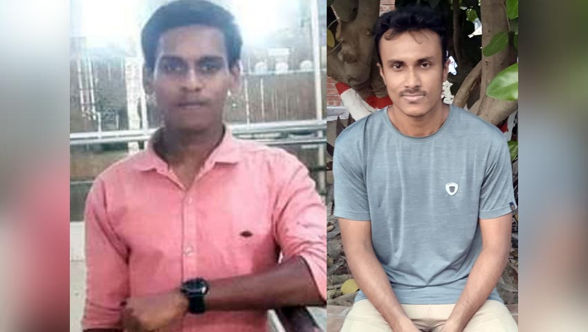 নিহত ঝিনাইদহের সাব্বির ও প্রকৌশলী রাকিবুল হাসান। ছবি: সংগৃহীত