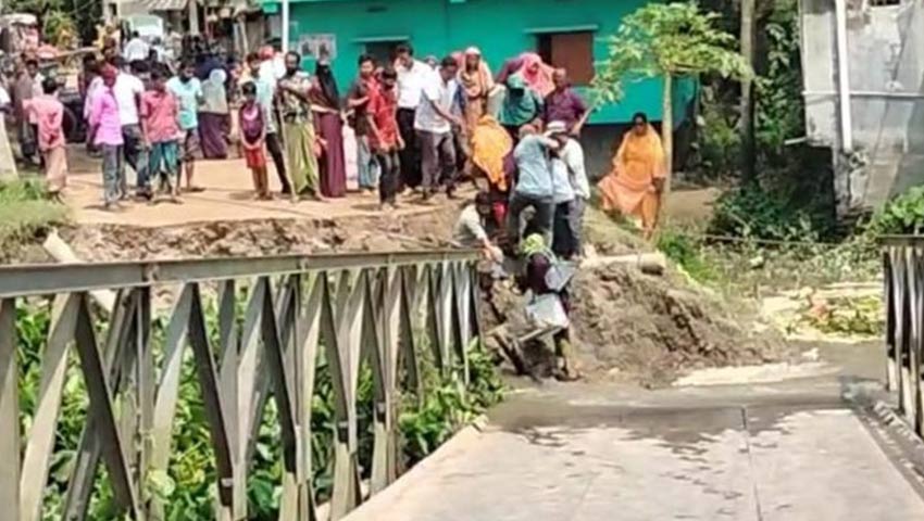 একদিনে ভেঙে পড়ল তিন সেতু, যোগাযোগ বিচ্ছিন্ন  ৬ ইউনিয়ন