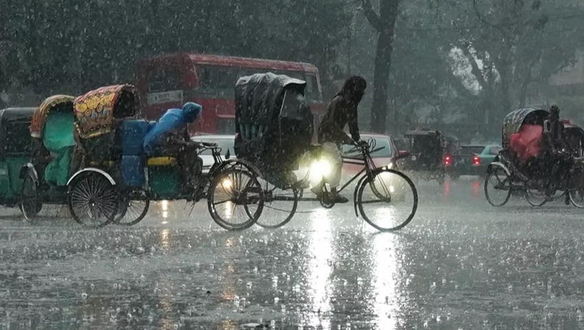দেশের কয়েকটি বিভাগে ভারী বৃষ্টির পূর্বাভাস
