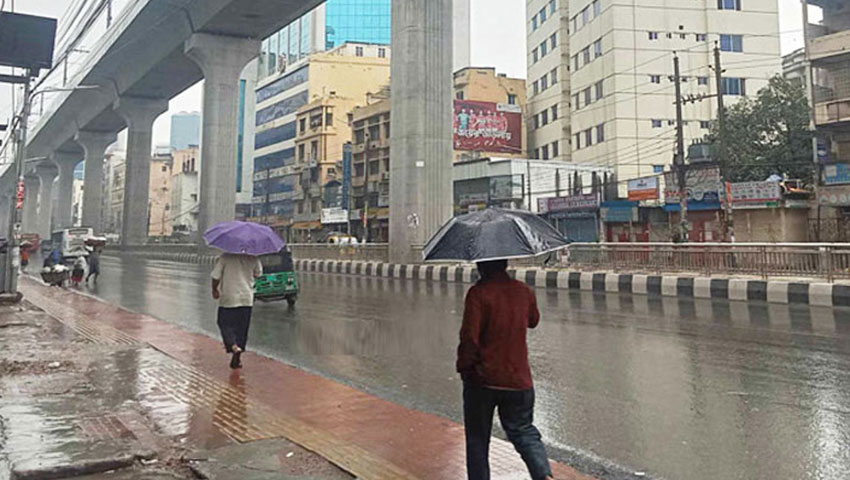 শীতের মাঝে গুড়ি গুড়ি বৃষ্টির আভাস 