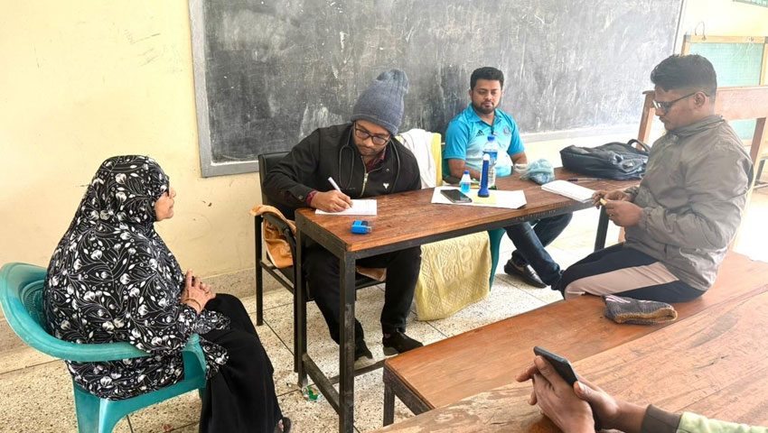 অসহায় ও সুবিধাবঞ্চিতদের জন্য ফ্রি মেডিকেল ক্যাম্প