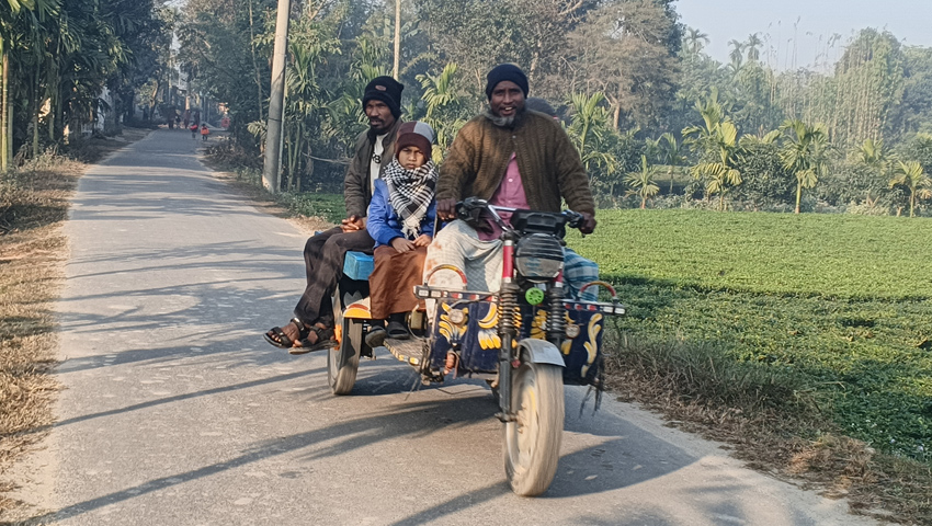 পঞ্চগড়ে ঝলমলে সকাল, রাতভর শীতের তাণ্ডব