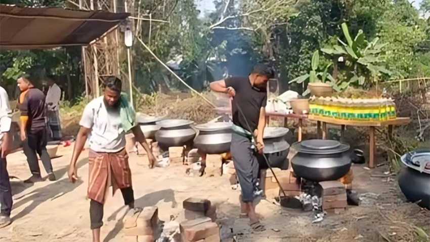 ৪০ হাড়ি ‘আখনি’ রান্না হয়েছে তারেক রহমানের শ্বশুরবাড়িতে