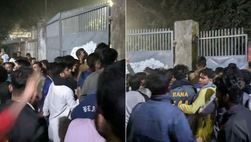 রাতে ঢাকা কলেজে উত্তেজনা