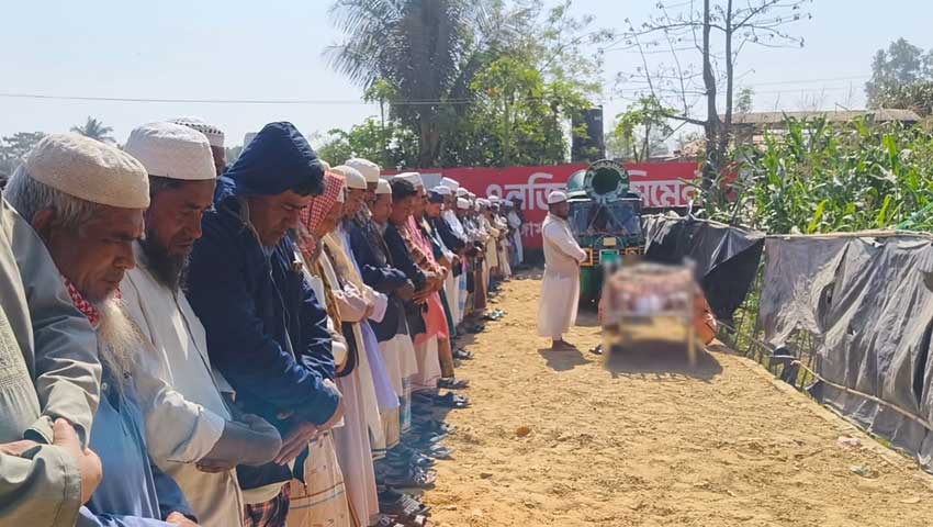 শিশু হুজাইফার দাফন, সীমান্তে শোক ও উদ্বেগ