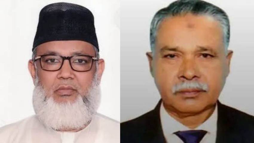 জামায়াতের প্রার্থী আব্দুল খালেক ও বিএনপির প্রার্থী আব্দুর রউফ। ছবি : সংগৃহীত