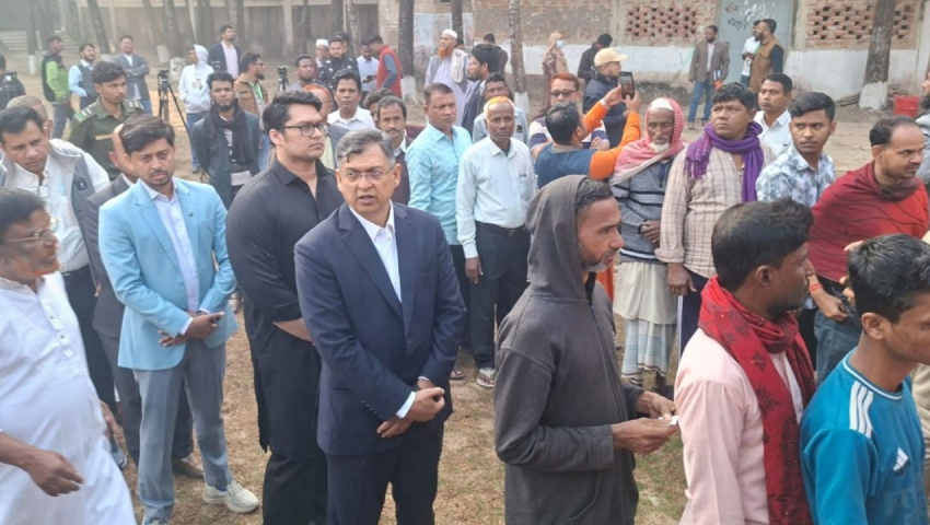 এখন পর্যন্ত ভোটের পরিবেশ সুন্দর ও স্বাভাবিক : সালাহউদ্দিন আহমেদ 