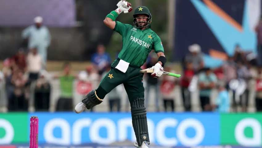 নামিবিয়াকে উড়িয়ে সুপার এইটে পাকিস্তান