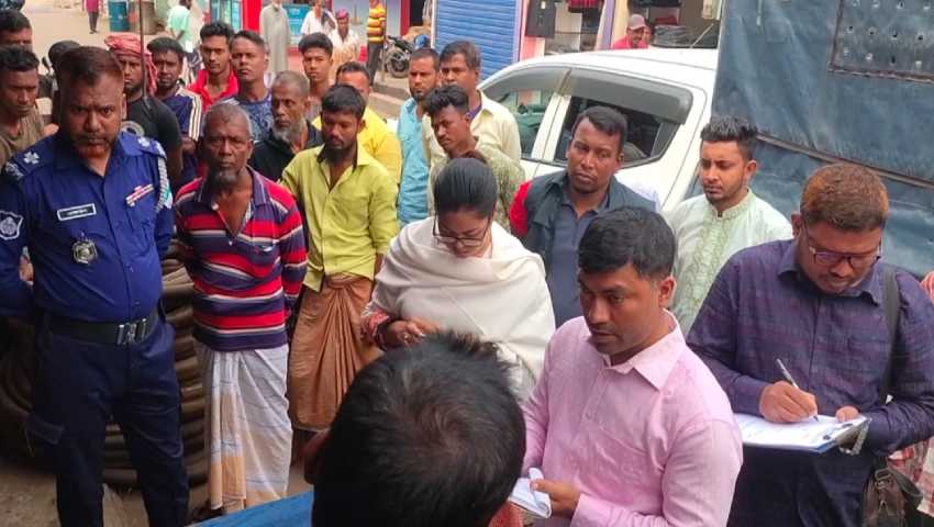 দ্রব্য মূল্য নিয়ন্ত্রণে ৬ দোকানে জরিমানা