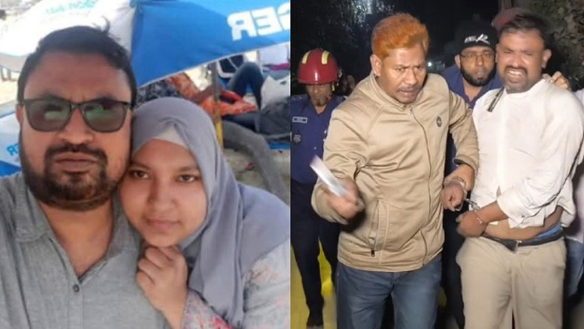 স্ত্রীকে হত্যার পর মরদেহে আগুন দেওয়ার অভিযোগ, আইনজীবী আটক