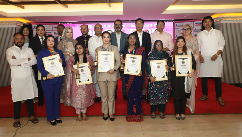 এটিজেএফবি এভিয়েট্যুর উইমেন্স আইকন অ্যাওয়ার্ড পেলেন ১০ নারী