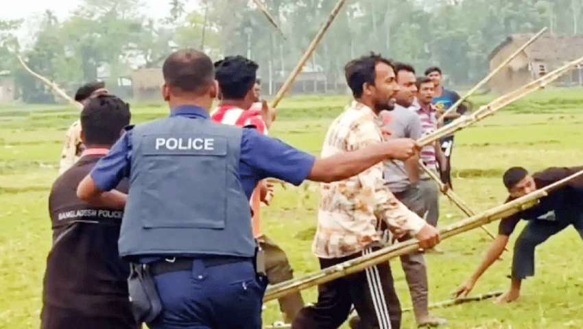 হবিগঞ্জে এলাকায় আধিপত্য বিস্তার নিয়ে সংঘর্ষ, আহত ২০