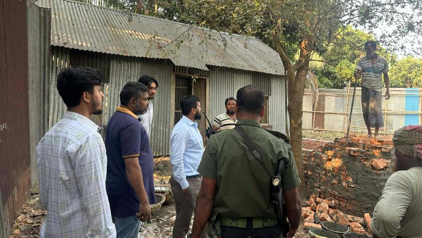 গজারিয়ায় অবৈধ চুনা কারখানা উচ্ছেদ