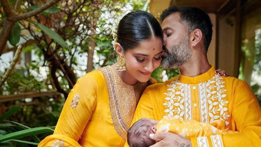 ছেলে সন্তানের ছবি প্রকাশ করলেন সোনম কাপুর