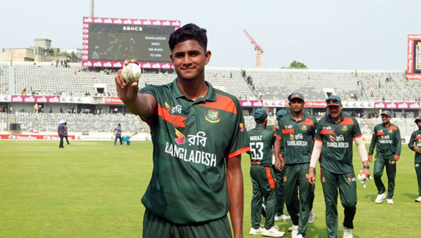 নাহিদ রানার ইয়র্কারে ওয়াকারকে খোঁজেন টেইট