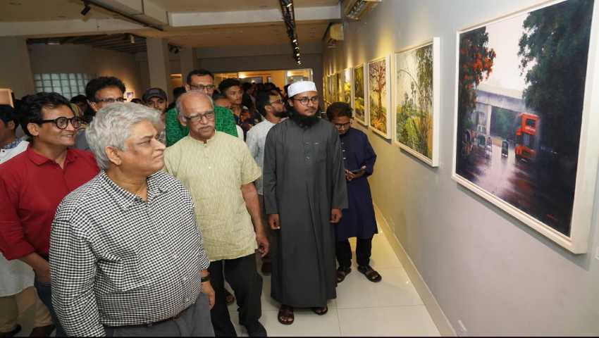 আলিয়ঁস ফ্রঁসেজে রাজিব আহসেনের ‘এমব্রেস অব দ্য আর্থ’ চিত্রপ্রদর্শনী সমাপ্ত