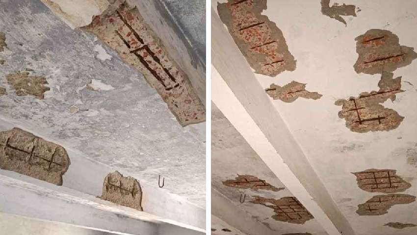 ঝুঁকিপূর্ণ ভবনে পাঠদান, আতঙ্কে অস্থির শিশুপ্রাণ