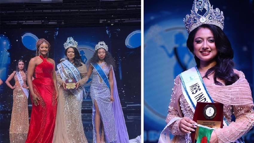 ‘মিসেস ইন্ডিপেন্ডেন্ট ইন্টারন্যাশনাল’ চ্যাম্পিয়ন হলেন বাংলাদেশের তমা