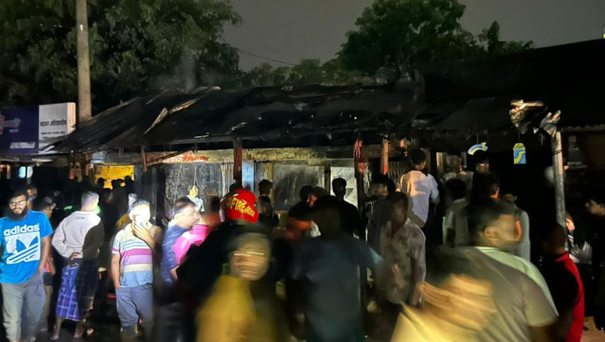চট্টগ্রামের সিইউএফএল বাজারের আগুন নিয়ন্ত্রণে