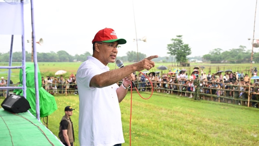 সিলেটে ‘দুলাভাই’ স্লোগানে ভাসলেন প্রধানমন্ত্রী
