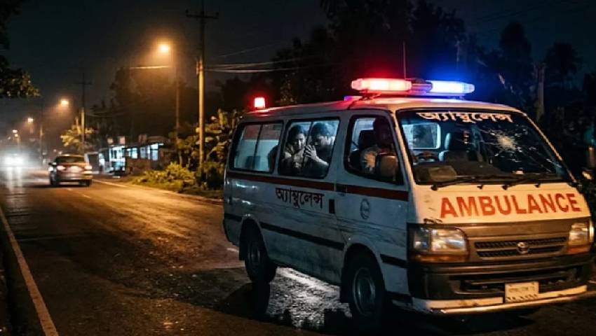 খুলনায় গুলিবিদ্ধ যুবককে ঢাকায় নেওয়ার পথে অ্যাম্বুলেন্সেও ‘গুলি’