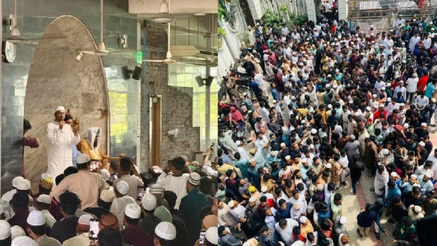 নাসীরুদ্দীনের উপস্থিতিতে হট্টগোলে ভাঙল মসজিদের গ্লাস