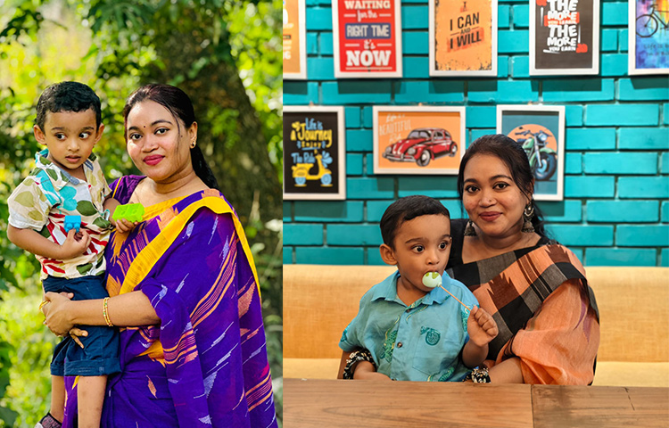 শিশুর সব আবদরাই পূরণ করেন মারিয়া। তবে, শিশুর জন্য ক্ষতিকর -এমন কিছু দেওয়া থেকে বিরত থাকেন।
