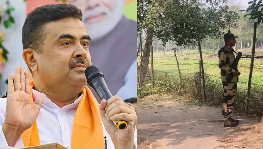 বাংলাদেশ সীমান্তে বেড়া নির্মাণে বিএসএফকে জমি দিচ্ছে পশ্চিমবঙ্গ