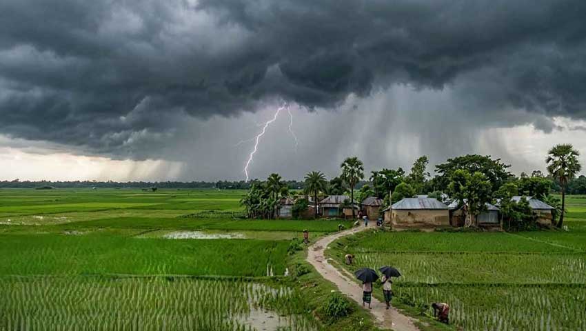 দুপুরের মধ্যে যেসব অঞ্চলে হতে পারে বজ্রবৃষ্টি 