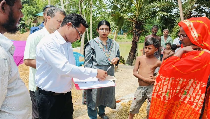 সিংড়ায় ফসলি জমিতে পুকুর খনন, দুজনকে লাখ টাকা অর্থদণ্ড
