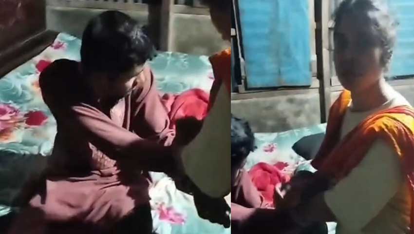 প্রবাসীর স্ত্রীর সঙ্গে আপত্তিকর অবস্থায় শিবিরকর্মী আটক
