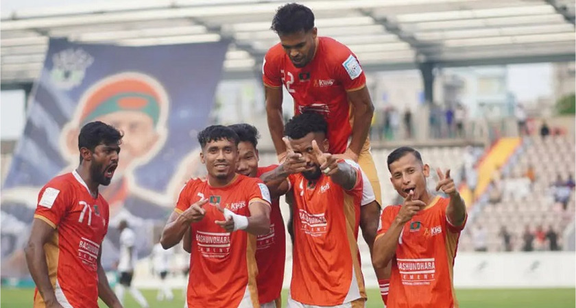 মোহামেডানকে হারিয়ে হ্যাটট্রিক চ্যাম্পিয়ন বসুন্ধরা কিংস