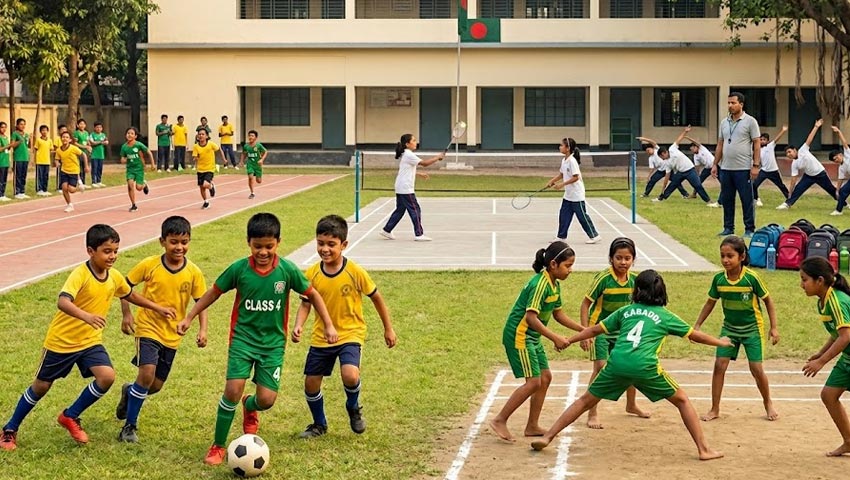 চতুর্থ শ্রেণি থেকে বাধ্যতামূলক হচ্ছে খেলাধুলা