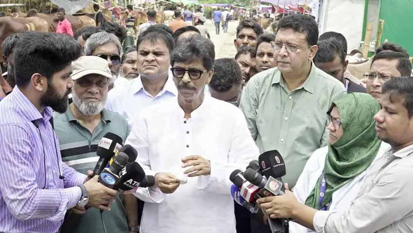 হাট ব্যবস্থাপনা ও জাল টাকা প্রতিরোধে বিশেষ ব্যবস্থা রয়েছে : প্রাণিসম্পদমন্ত্রী