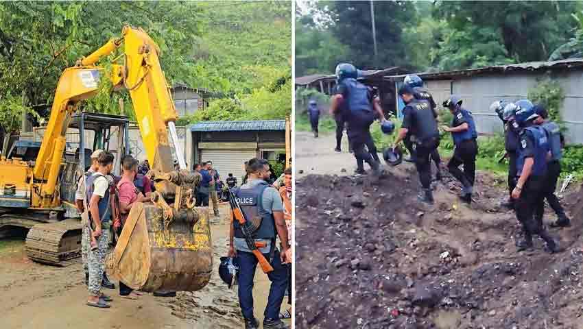 র‍্যাব ক্যাম্পে ৩০০ সন্ত্রাসীর হামলা, পরিস্থিতি নিয়ন্ত্রণে, আটক ২৫