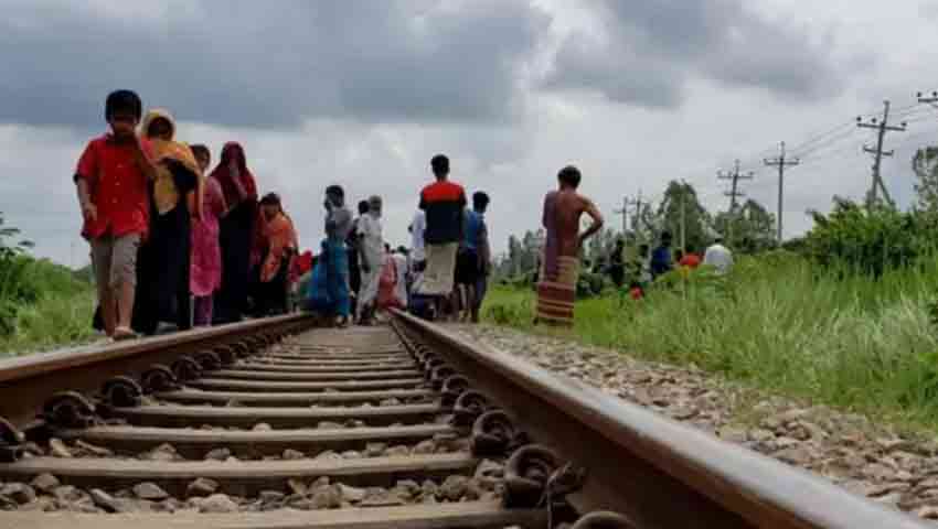 ফরিদপুরে ট্রেনে কাটা পড়ে বৃদ্ধের মৃত্যু
