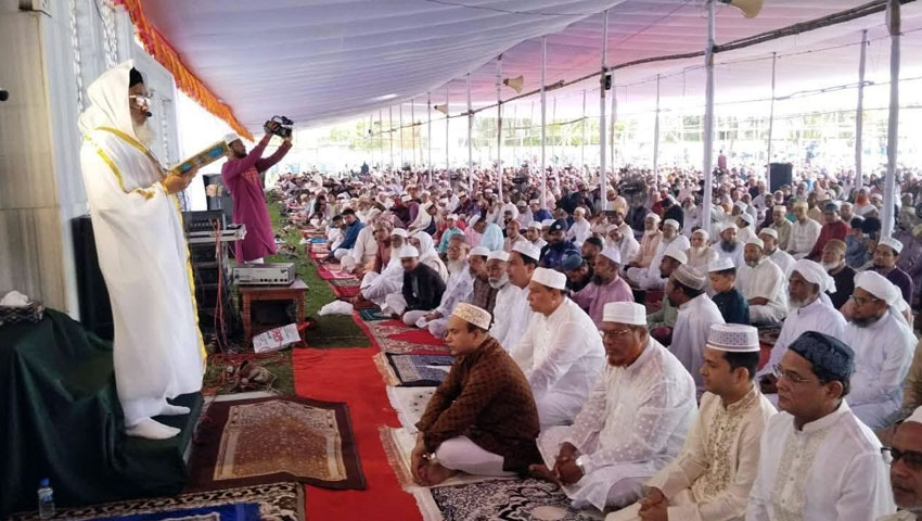 রংপুরে ঈদুল আজহার প্রধান জামাত অনুষ্ঠিত
