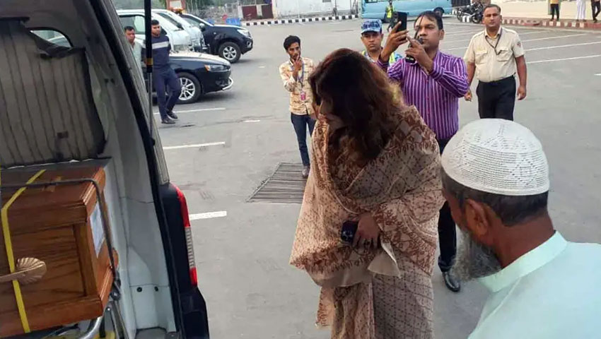 দেশে পৌঁছেছে মিসাইল হামলায় নিহত শ্রাবণের নিথর দেহ