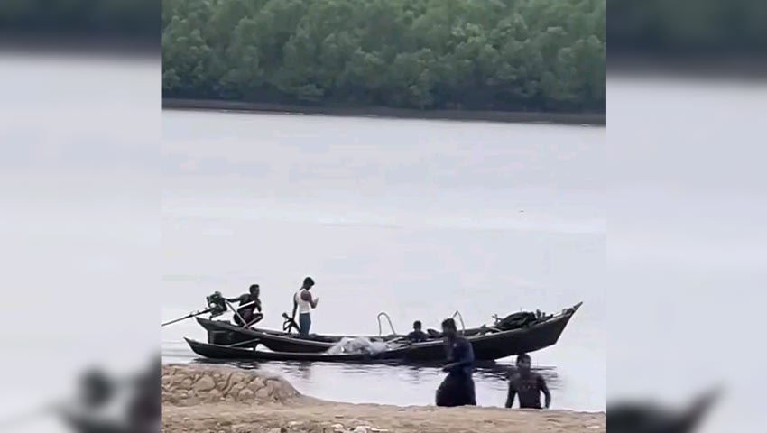 নাফ নদীতে সশস্ত্র রোহিঙ্গা গ্রুপের সঙ্গে বিজিবির গোলাগুলি, আটক ২