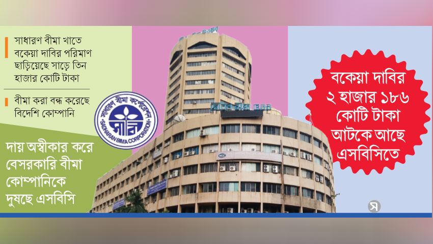 সাধারণ বীমায় দাবি পরিশোধে ‘গলার কাঁটা’ এসবিসি