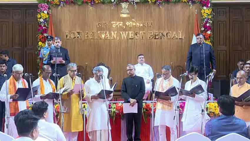 শুভেন্দু অধিকারীর মন্ত্রিসভা সম্প্রসারণ, শপথ নিলেন ৩৫ নতুন মন্ত্রী-প্রতিমন্ত্রী