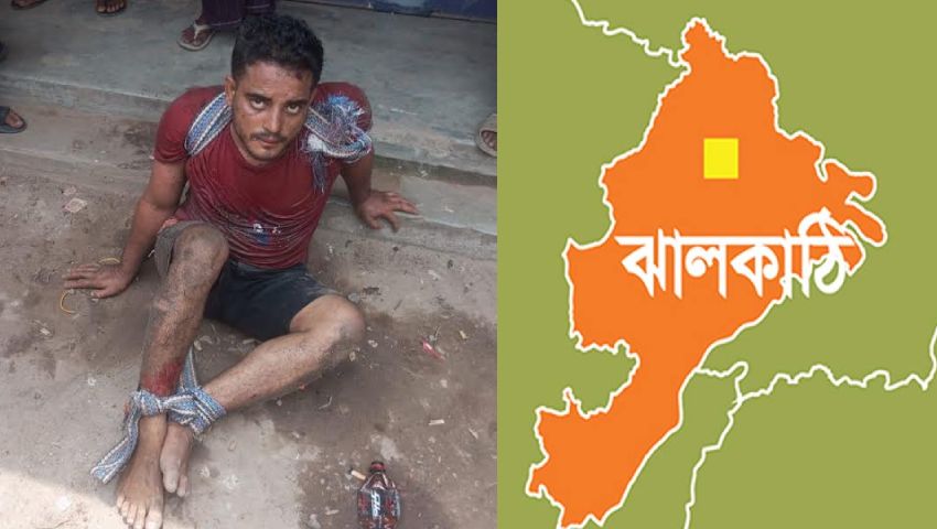 চাঁদা দাবি করায় যুবককে গণধোলাই দিয়ে পুলিশে সোপর্দ